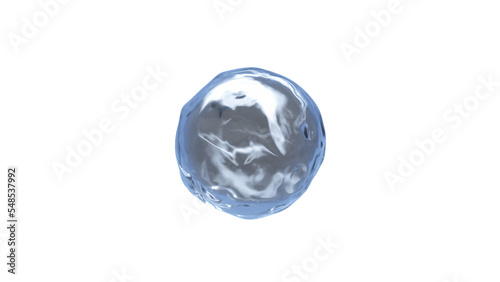 3d realistic water drop, aqua, clear liquid splash. PNG alpha channel.