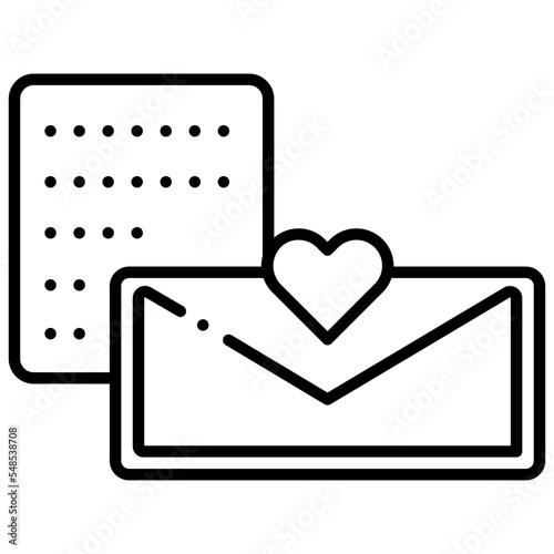 love envelope icon