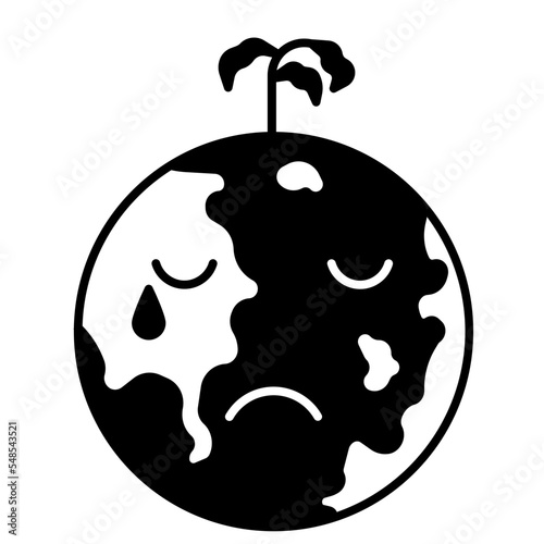 sad solid icon