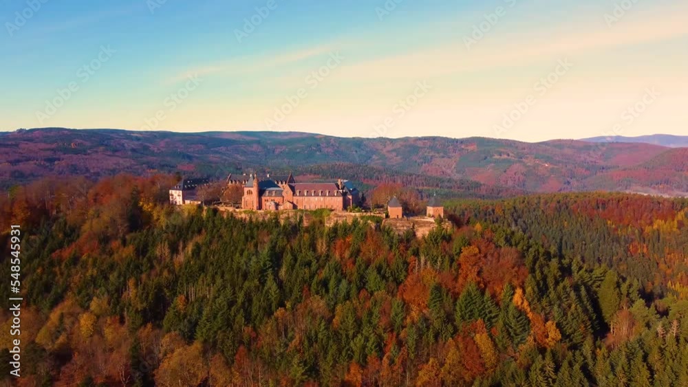 Mont Sainte Odile massif des Vosges Alsace France