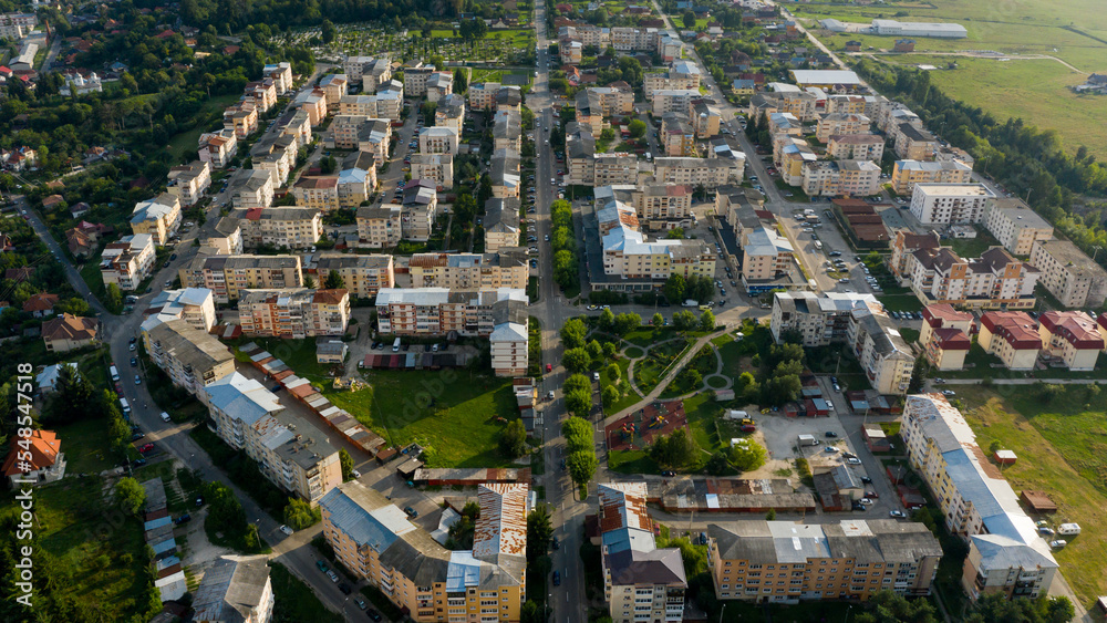 Communist housing in Eastern Europe - Aerial view