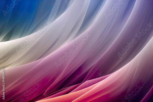 abstract background with lines, purple blue pink background, abstract, background. Generative AI © Caphira Lescante