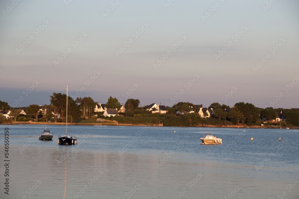 Obraz premium boats in the harbor