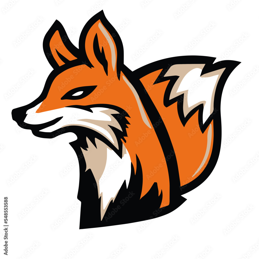 Obraz premium Fox Mascot Vector
