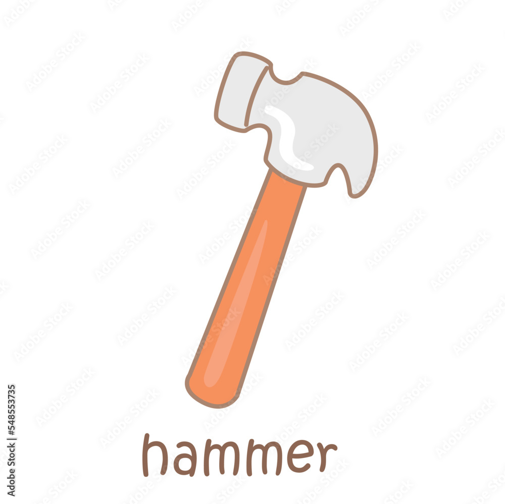 Alphabet H For Hammer Illustration Vector Clipart Alphabet H For Hammer Illustration Vector Clipart