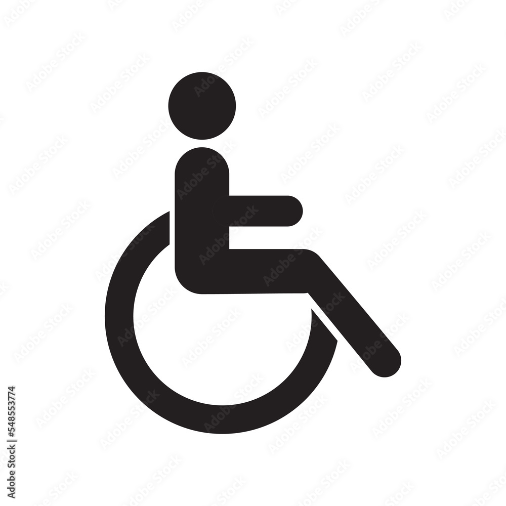 disable icon logo symbol illustration disable icon logo symbol illustration