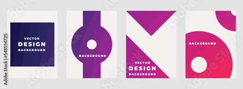 Abstract vibrant gradient background vector. Futuristic style cover template with shapes, colorful and liquid color. Modern wallpaper design perfect for social media, idol poster, photo frame.