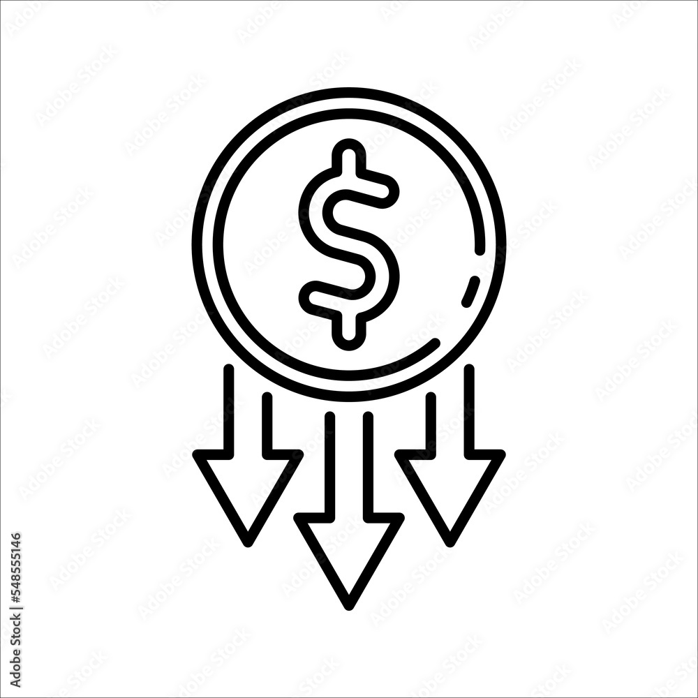 Inflation icon. Simple element from Crisis collection. Creative Inflation icon for web design, vector illustration on white background Inflation icon. Simple element from Crisis collection. Creative Inflation icon for web design, vector illustration on white background