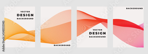 Abstract vibrant gradient background vector. Futuristic style cover template with shapes, colorful and liquid color. Modern wallpaper design perfect for social media, idol poster, photo frame.