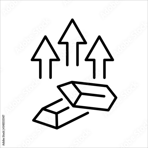 Inflation icon. Simple element from Crisis collection. Creative Inflation icon for web design, vector illustration on white background
