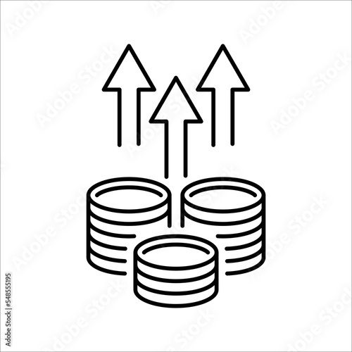 Inflation icon. Simple element from Crisis collection. Creative Inflation icon for web design, vector illustration on white background