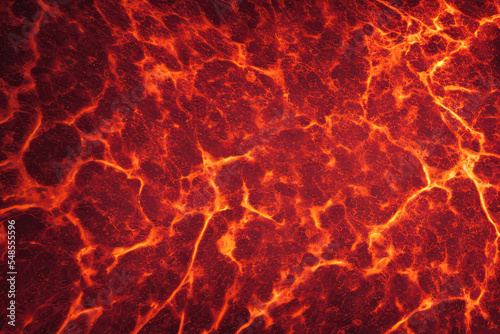 abstract red background texture with magma and lava