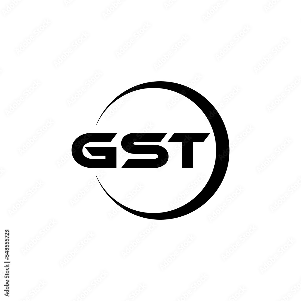 GST letter logo design with white background in illustrator, cube logo, vector logo, modern alphabet font overlap style. calligraphy designs for logo, Poster, Invitation, etc. GST letter logo design with white background in illustrator, cube logo, vector logo, modern alphabet font overlap style. calligraphy designs for logo, Poster, Invitation, etc.