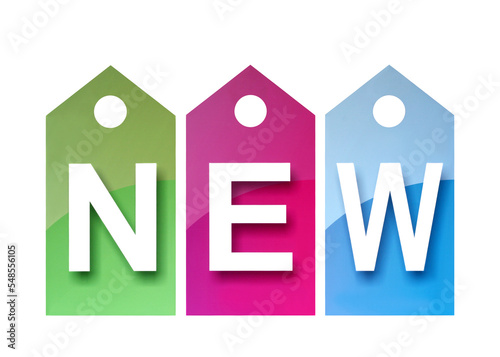 tags isolated,png file