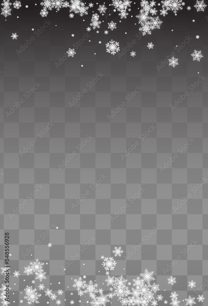 Silver Snow Vector Transparent Background. Winter Silver Snow Vector Transparent Background. Winter