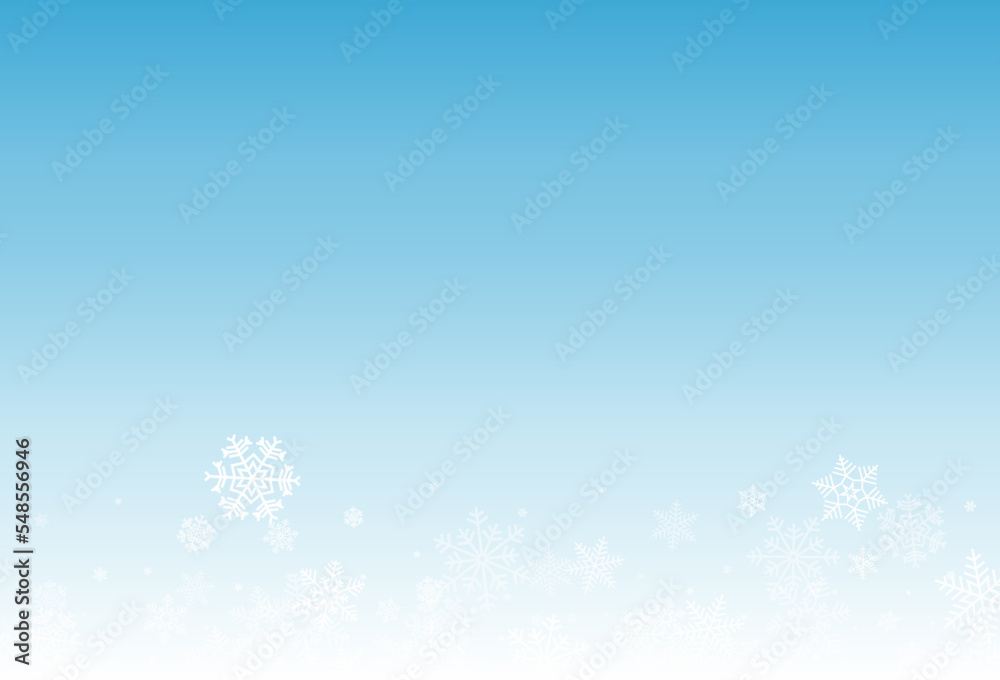 Gray Snow Vector Blue Background. Holiday Silver Gray Snow Vector Blue Background. Holiday Silver