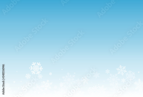 Gray Snow Vector Blue Background. Holiday Silver © XEquestris