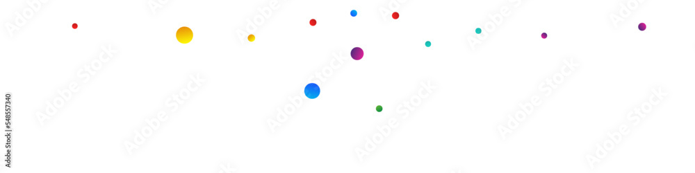 Rainbow Confetti Flying Vector White Background. Rainbow Confetti Flying Vector White Background.