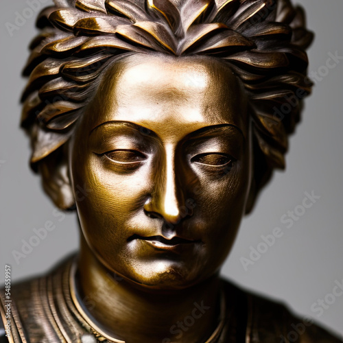 man bronze statue