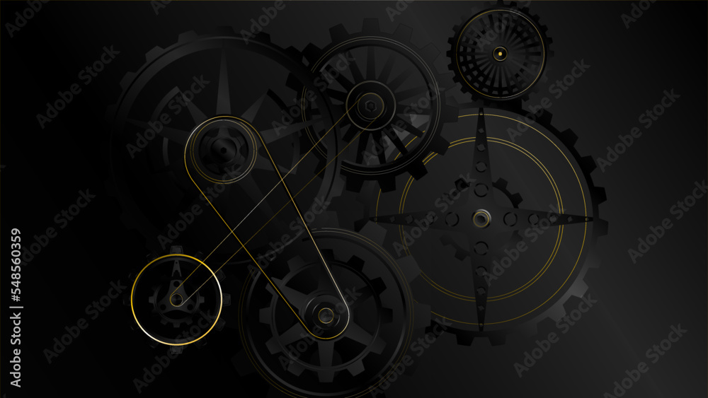 Fototapeta premium gears and cogs