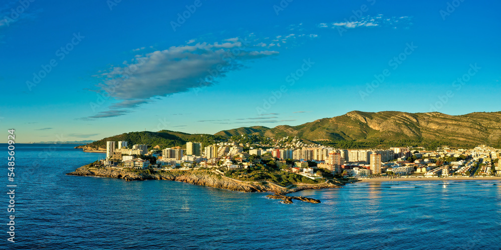 Morning at Oropesa del Mar, Spain Morning at Oropesa del Mar, Spain
