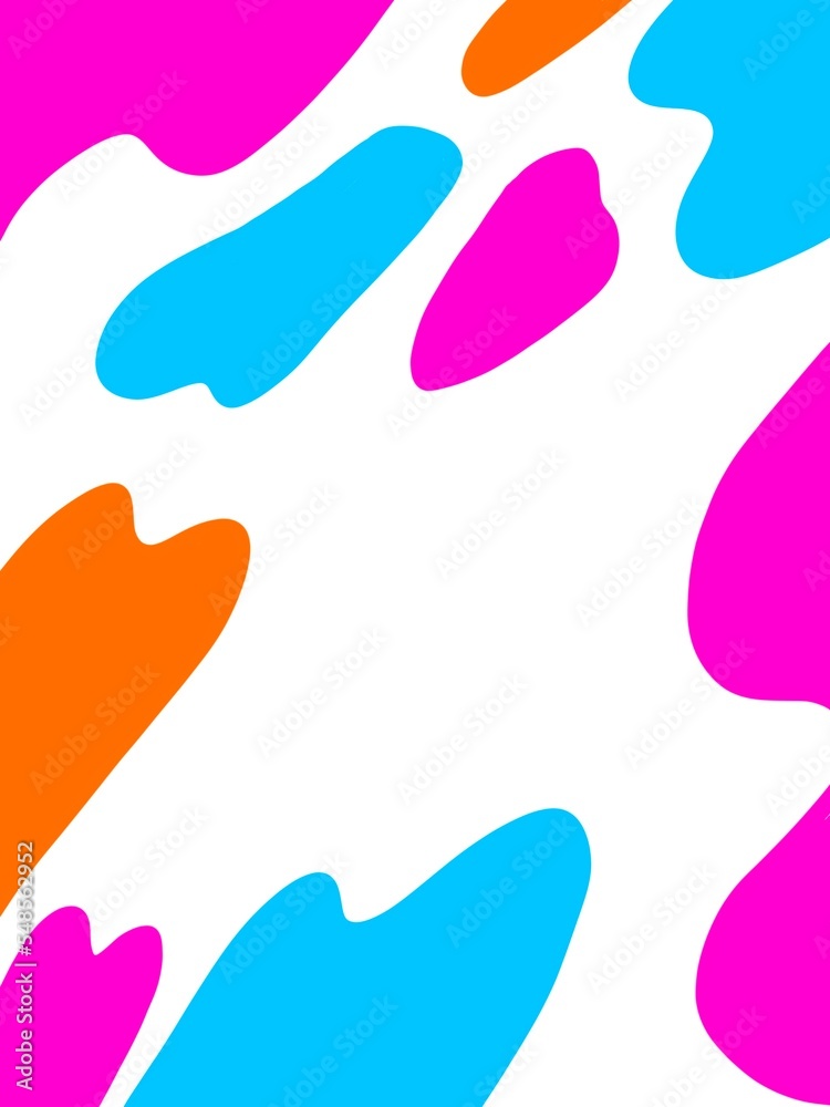 bright camouflage background with pink-blue and orange patches