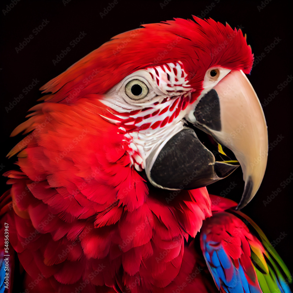 Fototapeta premium red macaw
