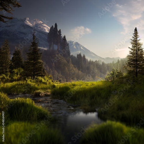 lake in the mountains