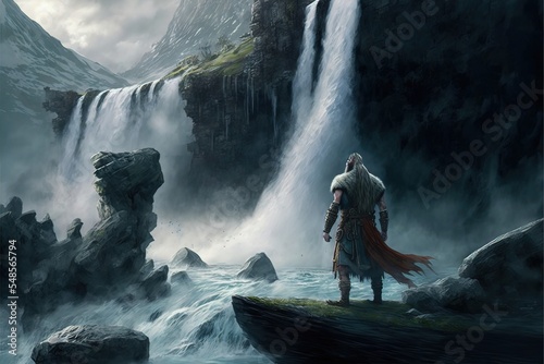 fantasy landscape in concept Norse Mythology