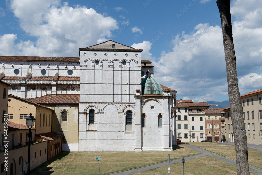 Roman Catholic Cathedral of San Martino . Lucca, Italy