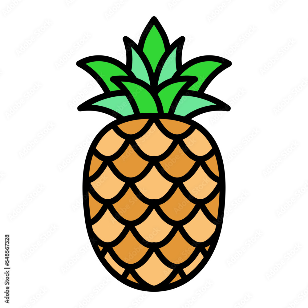 Pine Filled Line Icon Pine Filled Line Icon