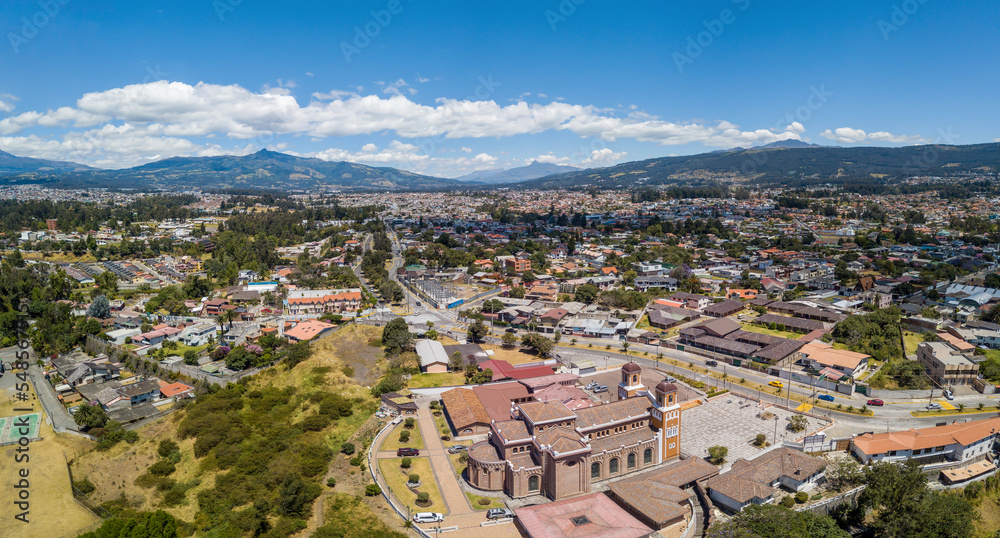 A quiet small town in Ecuador