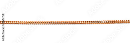 Golden chain isolated with ...