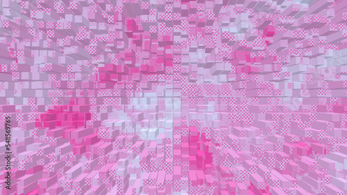 Abstract pink background for your design space for text