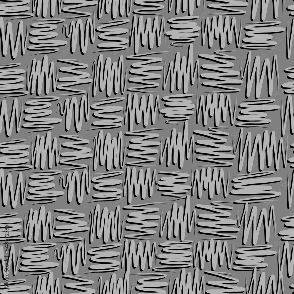 seamless abstract wallpaper with a checkerboard pattern of curved