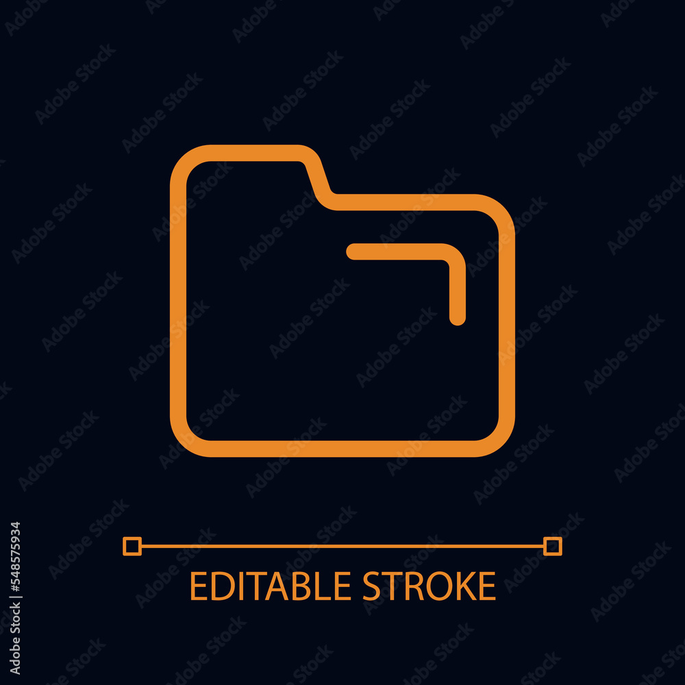 Folder pixel perfect glassmorphism ui icon for dark theme. Online files storage. Color filled line element with transparency. Isolated vector pictogram for night mode. Editable stroke. Arial font used Folder pixel perfect glassmorphism ui icon for dark theme. Online files storage. Color filled line element with transparency. Isolated vector pictogram for night mode. Editable stroke. Arial font used