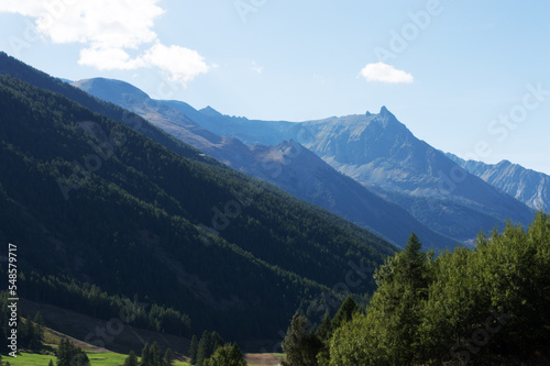 landscape with mountains