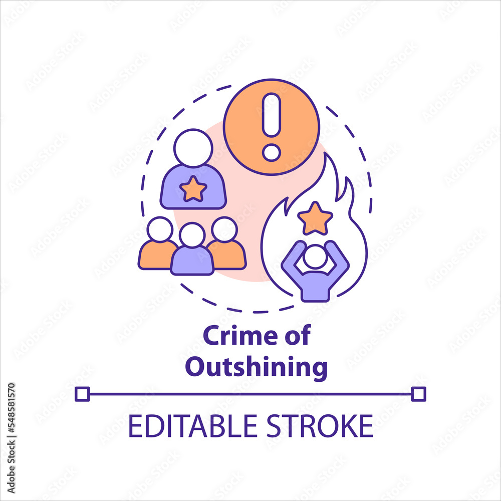 crime-of-outshining-concept-icon-hidden-personal-barrier-upper-limit