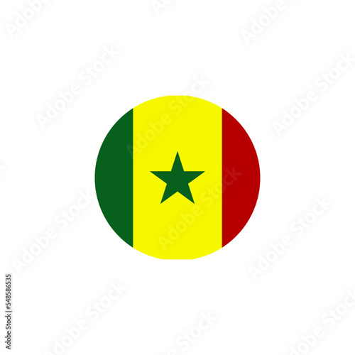 Free Download Senegal flag icon vector logo design flat style - GFXLoad