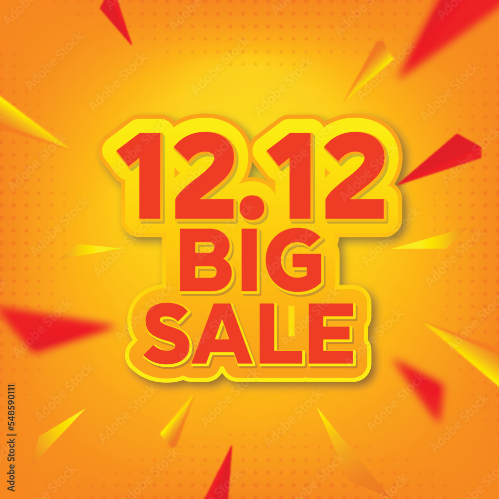 12.12 sale social media post or promotional Template 12.12 sale social media post or promotional Template