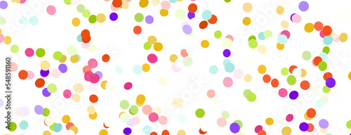 Confetti, paper triangle on the floor, fancy, colorful, celebration party