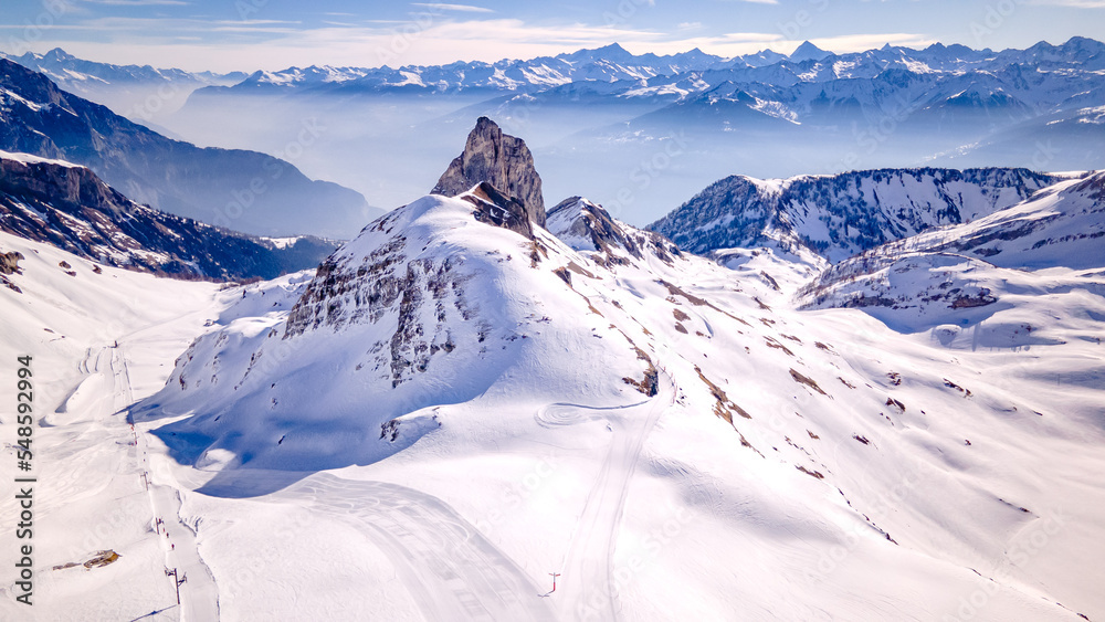 Mountain in winter