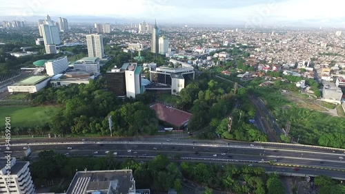 Landmark Jakarta in the morning photo