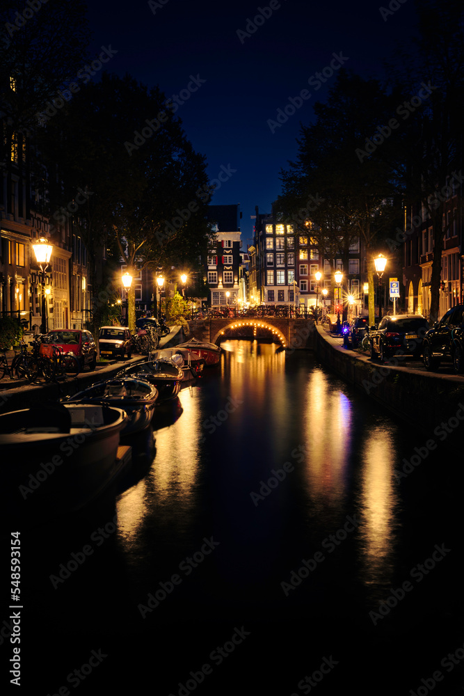 Late evening in Amsterdam