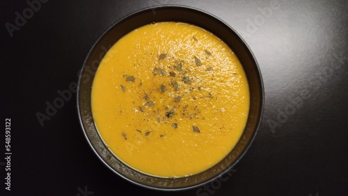 Fait maison - Soupe potimarron et lentilles corail