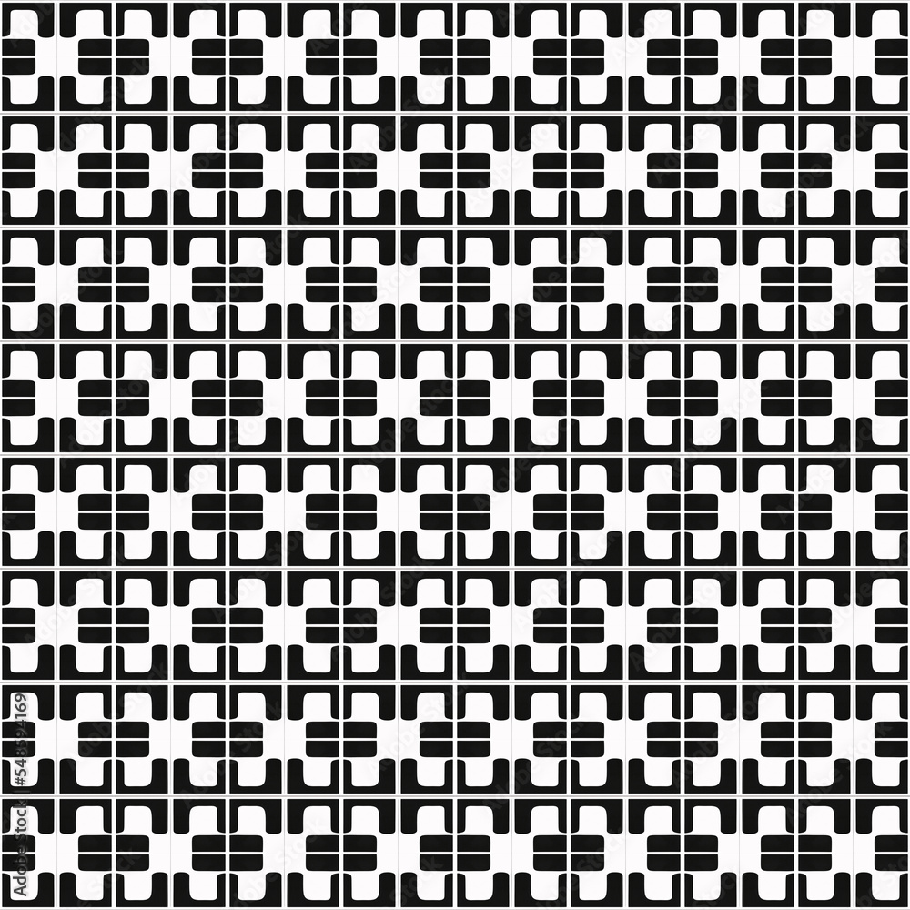 Black and white minimal design geometric shapes seamless pattern background Black and white minimal design geometric shapes seamless pattern background