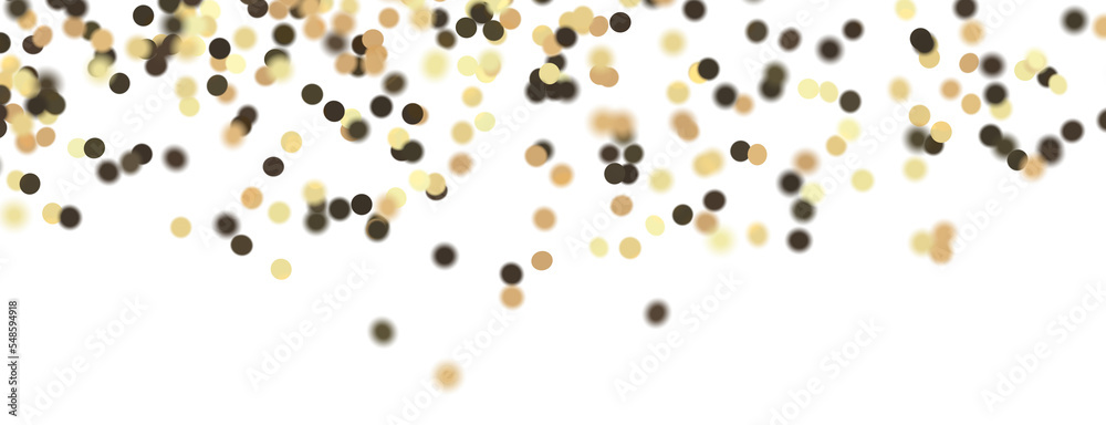 Glittering golden confetti png. Glittering golden