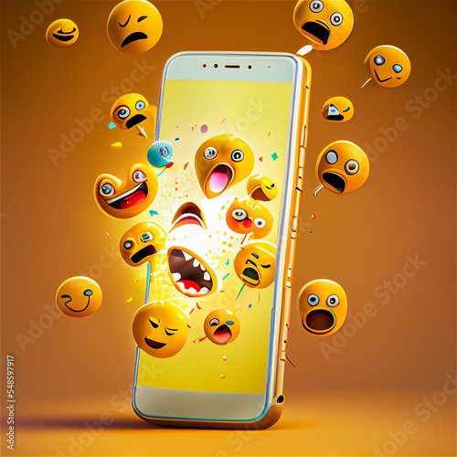 Smartphone with crazy icons