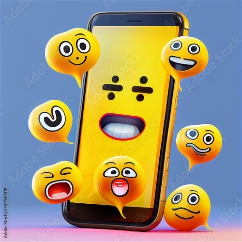Smartphone with crazy icons