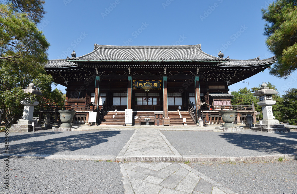 秋の清涼寺　釈迦堂　京都市右京区嵯峨